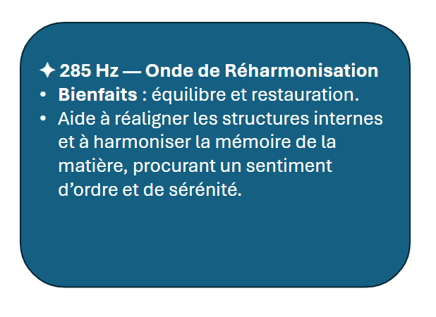 Les Fréquences Sacrées